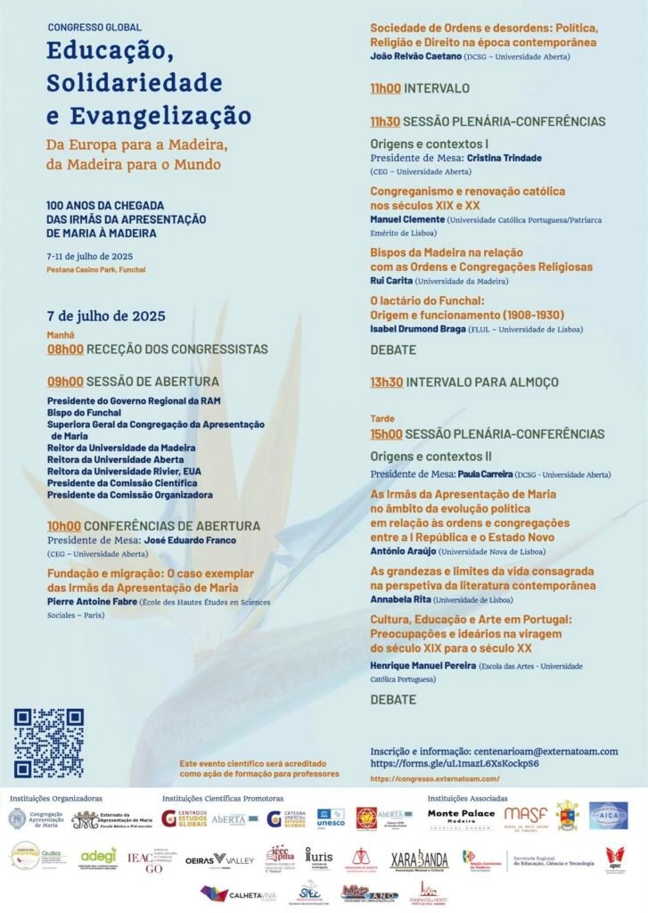 Congresso Global: Educação, Evangelização e Solidariedade - 7 a 11 de julho de 2025 1 1111 1