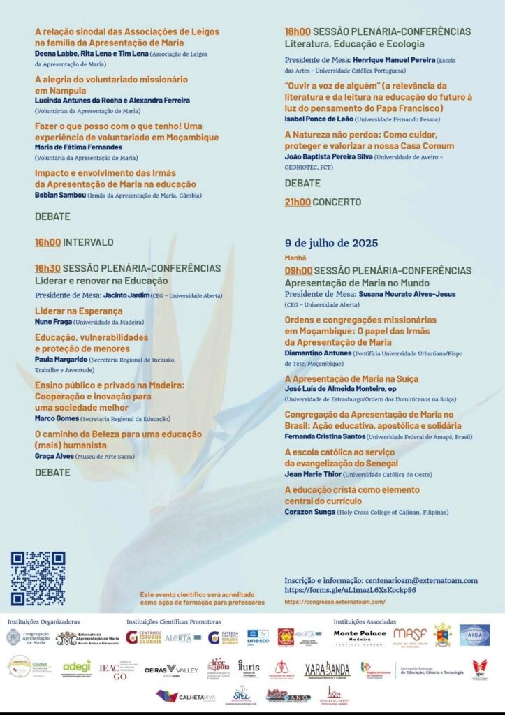 Congresso Global: Educação, Evangelização e Solidariedade - 7 a 11 de julho de 2025 3 333 1
